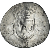 Monnaie, France, Henri II, Douzain Aux Croissants, Date Incertaine, Nantes, TB - 1547-1559 Enrico II