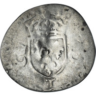 Monnaie, France, Henri II, Douzain Aux Croissants, Date Incertaine, Nantes, TB - 1547-1559 Enrique II