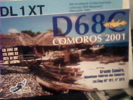 GRANDE COMORE  COMOROS  QSL  2001  JL713 - Comorre