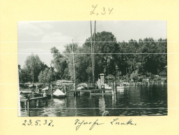 Orig. Foto 1937, Ortspartie Berlin Spandau Wilhelmstadt Havel, Blick Auf Die Scharfe Lanke - Spandau