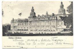 Houyet Le Chateau D' Ardenne Cachet 1909 Houyet Htje - Houyet