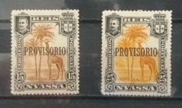 1903. SELOS DE 1901,COM SOBRECARGA"PROVISÓRIO" - Nyassaland