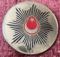 TURKEY,TURKEI,TURQUIE ,POLICE BREAST BADGE ROUND WW II - Police & Gendarmerie