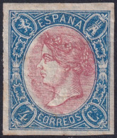 Spain 1865 Sc 75 Galvez 330 España Ed 75P Colour Essay MH* Disturbed Gum - Proofs & Reprints