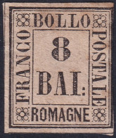 Italy Romagna 1859 Sc 8 Romagne Sa 8 MNG(*) Small Thins - Romagne