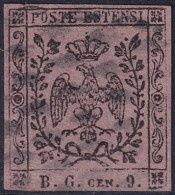 Italy Modena 1853 Sc PR2 Giornali Sa 2 Newspaper Used Rhombus Cancel - Modena