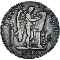 Monnaie, France, Écu De 6 Livres Françoise, 1793, Paris, Variété, TB+ - Other & Unclassified