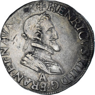 Monnaie, France, Henri IV, 1/2 Franc, 1602, Paris, TB+, Argent, Gadoury:590 - 1589-1610 Henri IV Le Vert-Galant