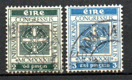 Col33 Irlande Ireland Éireann  1932  N° 60 & 61 Oblitéré  Cote : 8,00€ - Usati