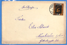 Saar 1925 Lettre De Saarbrücken (G20745) - Briefe U. Dokumente