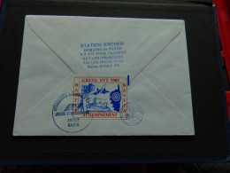 Belle Enveloppe Affranchie à 2,20 Francs Et Comportant Le Timbre De Grève De Bastia De 1989 Au Verso (2 Photos) - Documenti