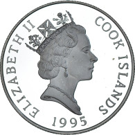 Monnaie, Îles Cook, Elizabeth II, Endangered Wildlife, 5 Dollars, 1995, SPL+ - Isole Cook