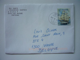 Avion / Airplane / Cover Send From Nazare, Portugal To Wavre, Belgium / 05.06.2023 - Lettres & Documents