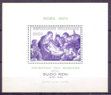 1973-Rwanda-Christmas, Miniature Sheet With One Stamp-MNH. - Andere & Zonder Classificatie