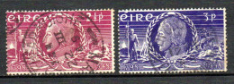 Col33 Irlande Ireland Éireann  1948  N° 106 & 107  Oblitéré  Cote : 6,00€ - Oblitérés