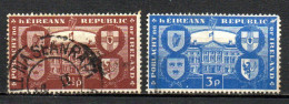 Col33 Irlande Ireland Éireann  1949  N° 108 & 109  Oblitéré  Cote : 4,75€ - Gebruikt