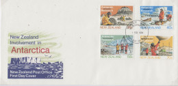 New Zealand Involvement In Antarctica 4v + M/s 2 FDC (WB150) - FDC