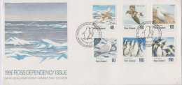 New Zealand 1990 Antarctic Birds 6v FDC (WB151) - FDC