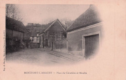 Montfort L'Amaury - Place Du Cimetiere Et Moulin  - CPA °J - Montfort L'Amaury