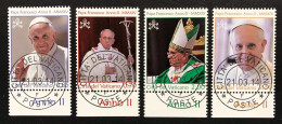 Vaticano 2014 Papa Francesco Anno II° 4 Valori Timbrati Fra.1050 Bis - Used Stamps