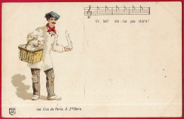 CPA 75 - LES CRIS De PARIS (Marchand De Statues) ** Petit Métier, Portée Musicale - Petits Métiers à Paris