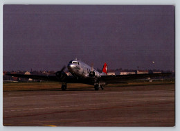 JJ Postcards Advertising Baserdorf Switzerland DC-3 PROP Postcard - Dorf