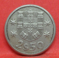 2,5 Escudos 1963 - TB - Pièce De Monnaie Portugal - Article N°4376 - Portugal