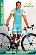 Carte Cyclisme Cycling Ciclismo サイクリング Format Cpm Equipe Cyclisme Pro Team Astana 2011 Valentin Iglinskiy Kazakhstan - Ciclismo