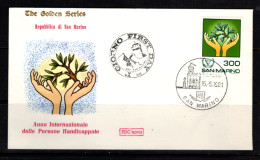 SAN MARINO - 1981 FDC - Mi.1229 Year Of Handicapped (BB018) - Briefe U. Dokumente