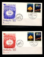 SAN MARINO - 1981 2 X FDC - Mi.1225-6 Europe / CEPT (BB020) - Covers & Documents