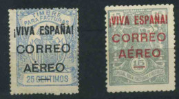España - Emisiones Locales Patrióticas -Burgos 1937- Sellos Fiscales Habilitados - Other & Unclassified