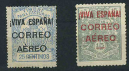 España - Emisiones Locales Patrióticas -Burgos 1937- Sellos Fiscales Habilitados - Otros & Sin Clasificación