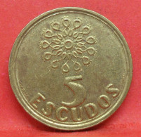 5 Escudos 1999 - TB - Pièce De Monnaie Portugal - Article N°4448 - Portugal