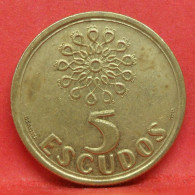 5 Escudos 1999 - TTB - Pièce De Monnaie Portugal - Article N°4449 - Portugal