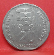 20 Escudos 1986 - TTB - Pièce De Monnaie Portugal - Article N°4459 - Portugal