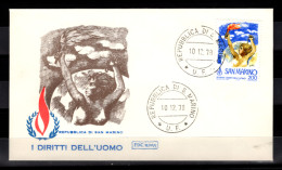 SAN MARINO - 1978 FDC - Mi.1168 Human Rights (BB027) - Covers & Documents