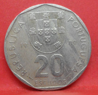 20 Escudos 1989 - TB - Pièce De Monnaie Portugal - Article N°4463 - Portugal