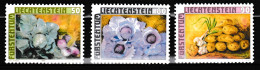 Liechtenstein Série Légumes De 1986 (y845-847) Neufs ** MNH (voir Scan) - Legumbres