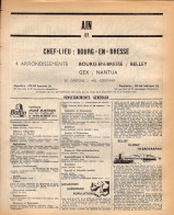 ANNUAIRE - 01 - Département Ain - Année 1969 - édition Didot-Bottin - 136 Pages - Telephone Directories