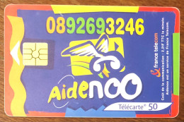 AIDENOO TELECARTE REF PHONECOTE F1129 TELEFONKARTE SCHEDA TARJETA PHONECARD PREPAID PREPAYÉE CALLING CARD - 2001