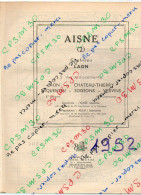 ANNUAIRE - 02 - Département Aisne - Année 1952 édition Didot-Bottin - 152 Pages - Telefonbücher