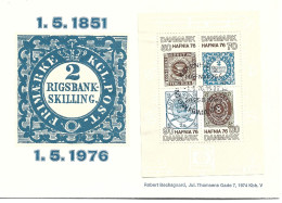 Stamp Exhibition - Hafnia 1976. Denmark. H-1868 - Sonstige & Ohne Zuordnung