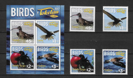 TOKELAU 2017 MiNr. 503 - 506 (Block 66) Marine Web-footed Birds 4v + S\sh MNH ** 24,00 € - Tokelau