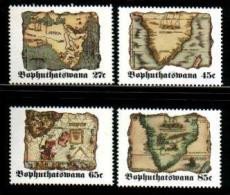 BOPHUTHATSWANA, 1992, MNH Stamp(s), Old Maps, Nr(s)  273-276 - Bophuthatswana