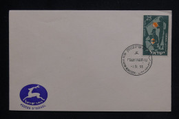 ISRAËL - Enveloppe FDC En 1955  - L 144815 - FDC