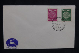 ISRAËL - Enveloppe FDC En 1954  - L 144819 - FDC