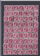 N° 832 : Lot D Oblitérations Choisies - 1936-1957 Open Kraag