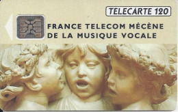 Télécarte 120 Unités 1992 /250 000 Ex/ France Télécom Mécène De La Musique Vocale / Numéro44858 - Operatori Telecom