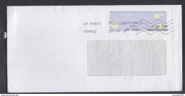 FRANCE COVER LABEL / REPUBLIC OF MACEDONIA  (007) - 2000 Type « Avions En Papier »