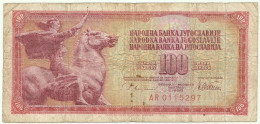 YUGOSLAVIA - 100 Dinara - 12/08/1978 - P 90.a - Serie AR - Sign. 10 - Yougoslavie